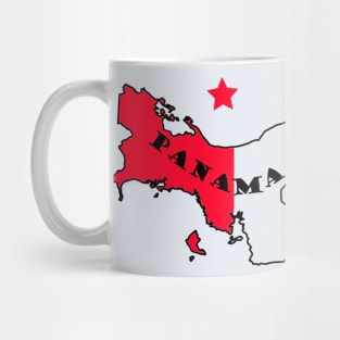 Panama city map Mug